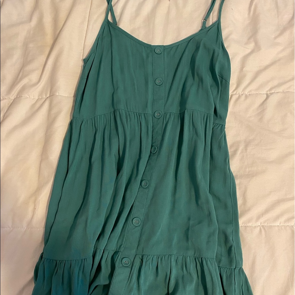 teal dress from apricot lane!